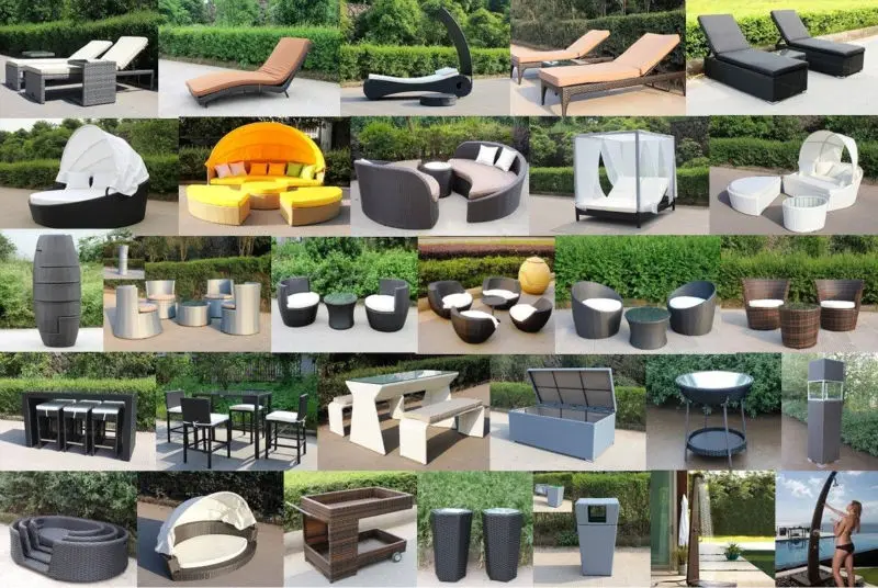 outdoor PE rattan wicker furniture SCSF-010