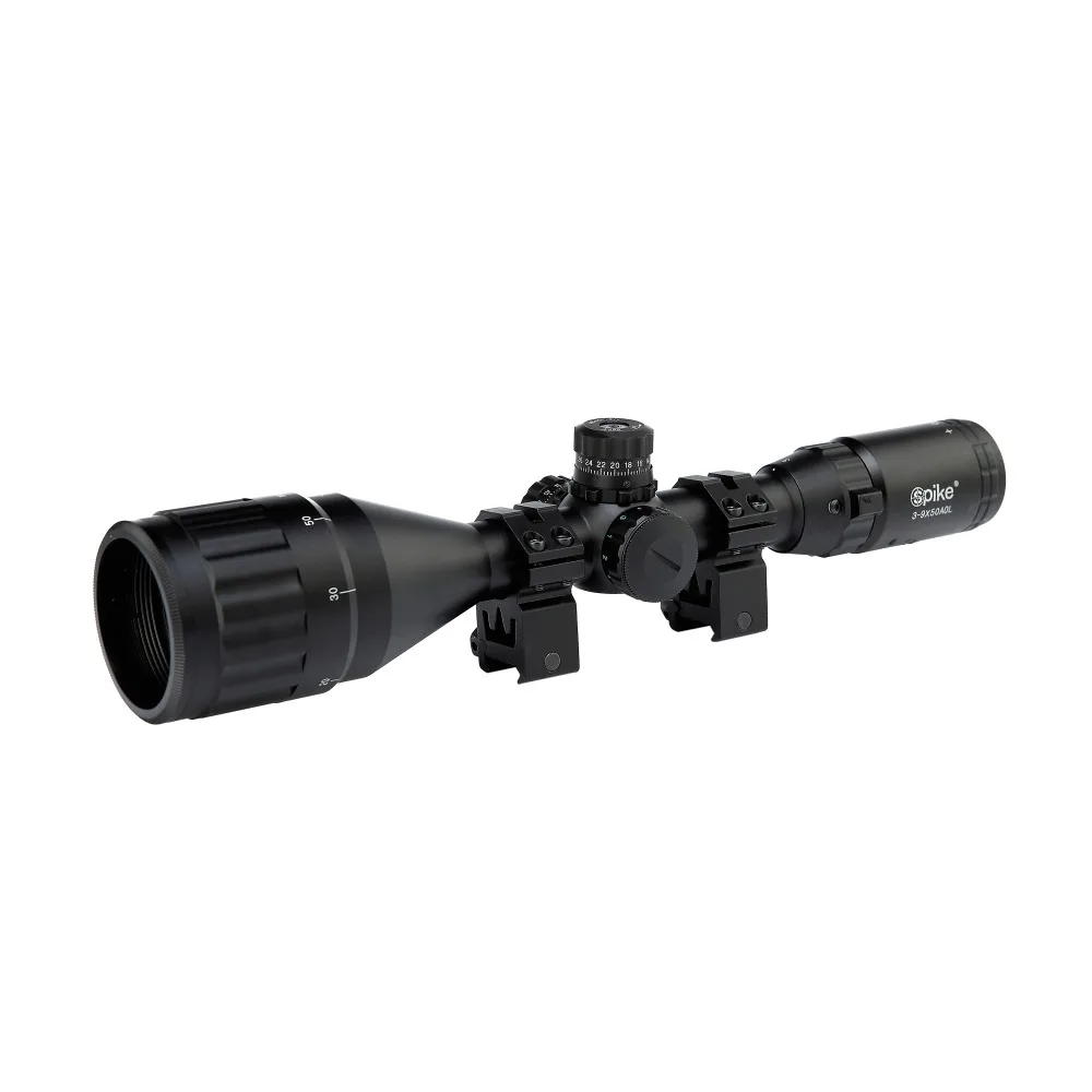 

3-9x50 AOL Full Size Tactical Optics Mil Dot Rifle Scope Military Army Riflescope Telescopic Sight For Hunting