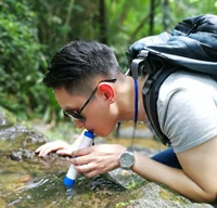 

Personal Water Filter 1000L Mini UF Camping Water Straw 0.01 Micron Outdoor Survival Kit Emergency water straw filter