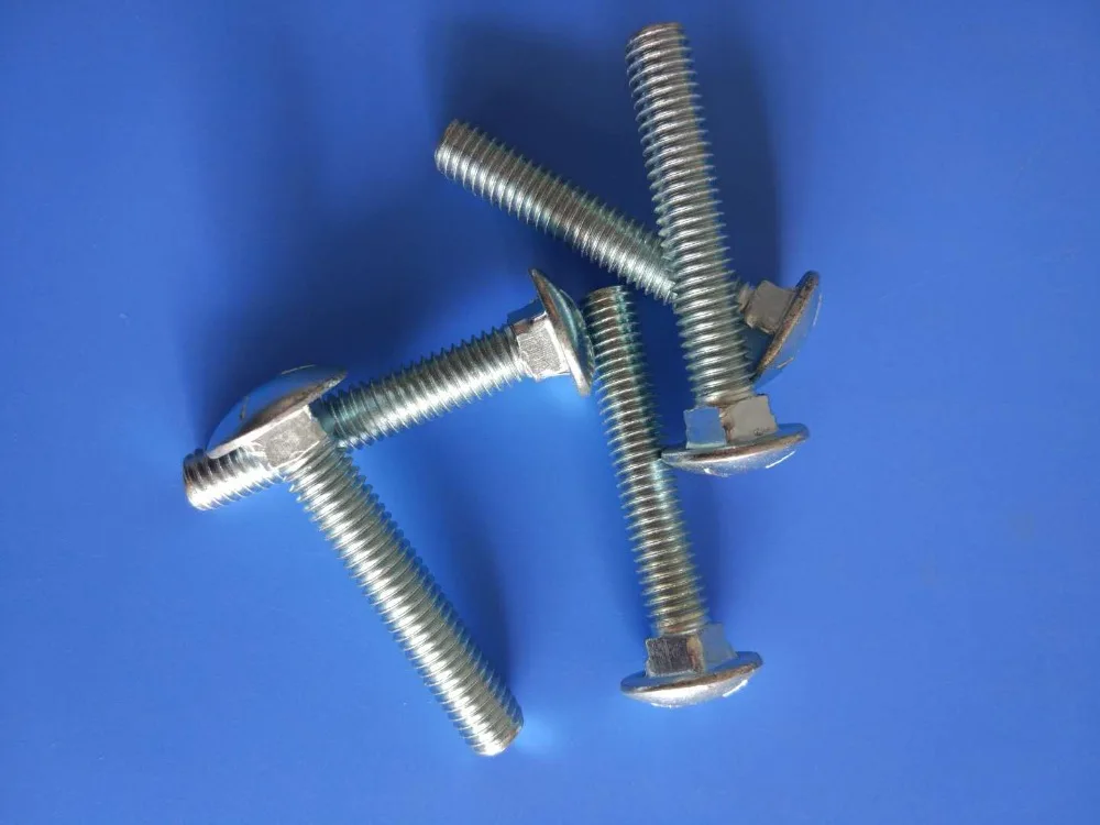 DIN603 CARRIAGE BOLTS ZINC PLATED