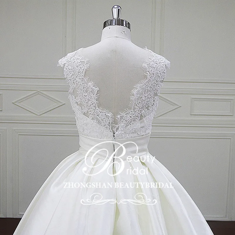 xf806 cristal gótico corset vestidos de novia en cascada volantes