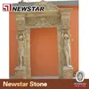 Natural stone windows and door arch shaped
