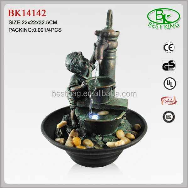 Indoor Angel Tabletop Fountains Slate Indoor Fountain Resin Fountains