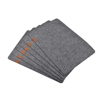 

Factory Wholesale Customized 3mm 4mm 5mm thickness felt backed placemat for desk tabletop protection for table types