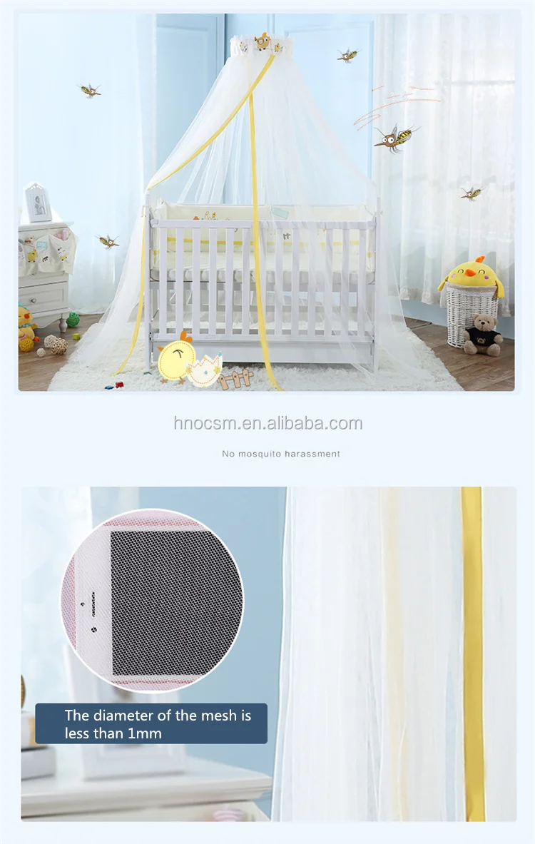 baby bed with mosquito net large size