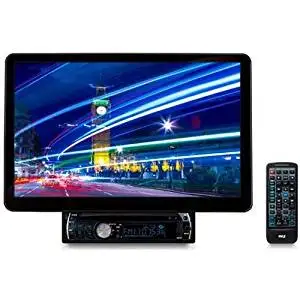 Pyle PLSD131BT 13.1'' Motorized TFT/LCD Touch Screen Detachable Display Multimedia Disc/VCD/CD/MP3/CD-R/USB/AM/FM/RDS Receiver w/ Bluetooth System and AUX A/V Input For iPod/Smart Phones/MP3 Players