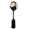 Large Outdoor Metal Four-sided Clock Tower Sculpture