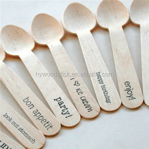 mini wooden spatula