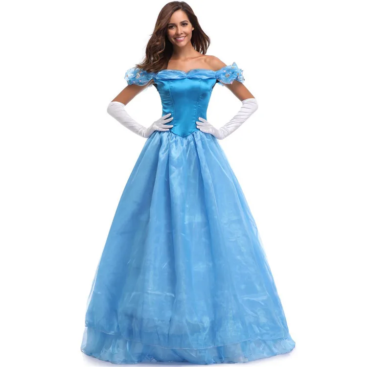 Poeticexst De Halloween Traje De Cenicienta Vestido Para Las Mujeres De La  Mascarada De Vestido De Baile - Buy Disfraz De Halloween Para Mujeres  Product on 