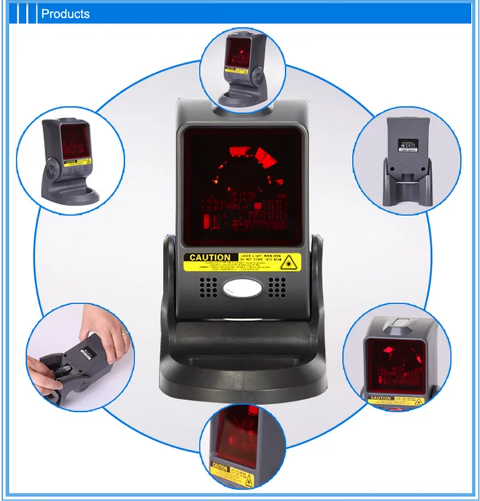 supermarket retail auto code reader 1d barcode scanner