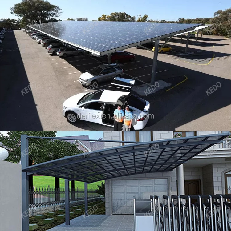 Commercial aluminum car parking sun shades shed systems