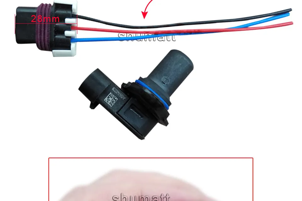 3 Pin Female Connector Delphi Camshaft Cam Position Sensor Plug Buy