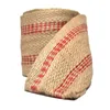 11 Pound Red/Natural Jute Webbing jute mesh roll