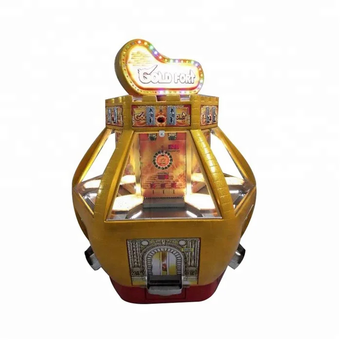 

Gold Fort , Coin Operated game centre Coin Pusher Arcade Game /Lottery Machine Redemption Game Machine, Picture