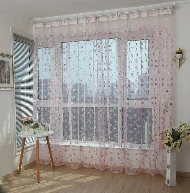 Tulle Fabric Indian Embroidery Sequins Designs Sheer Curtain Buy