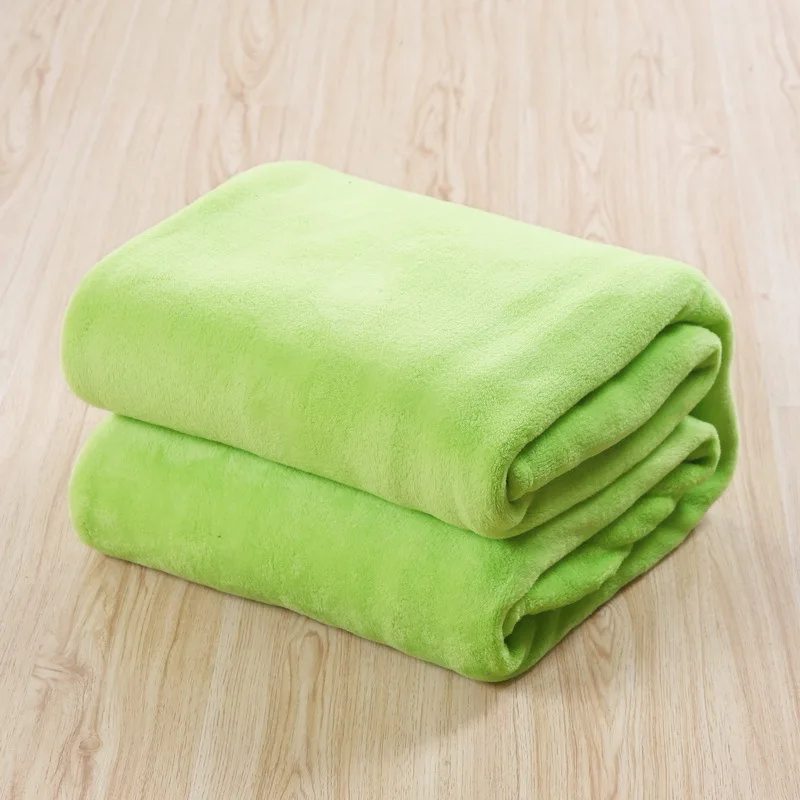 Air Conditioning Blanket 100 Polyester Fleece Bed Blanket Customized