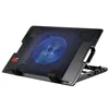 SATE- Brand stocked ABS single fans computer notebook laptop cooler laptop cooling pad with LED A-CP03