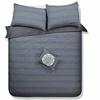 Dark blue stripe sets comforter for home