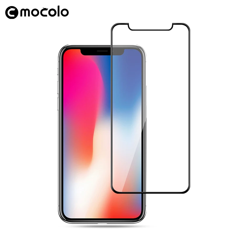 

Custom made 3D curved 0.33mm thickness 9H tempered glass screen protector For iPhone X