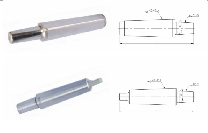 Morse Taper Key Collet Keyless Drill Chuck Arbor With Draw Bar