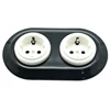 2way porcelain light socket 16A 250V with CE RoHS certificates