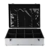 Portable CD Storage Case Mess-Free DVD Disc Holder Durable Aluminum Media Carry Box 1000 Disc CD Organizer with Sleeves