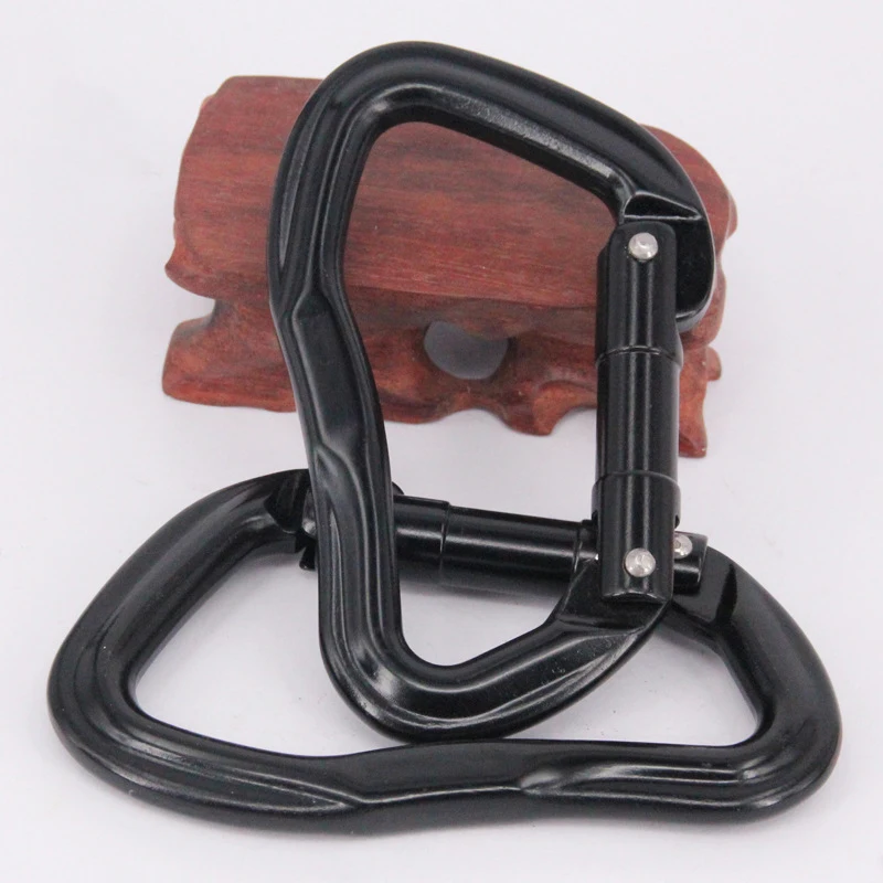 Wholesale Promotional Large Black D Shape Carabiner Heavy Duty