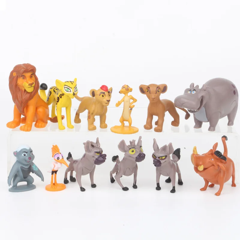 

12pcs/set The Lion King Cartoon Action Figure Toys Simba PVC collectible Figures