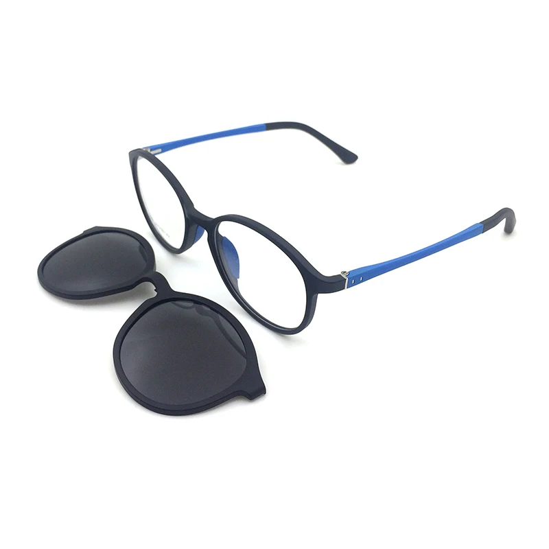 

Ready goods hot sell clip-on frame eyewear sun glasses polarized TR90 clip on