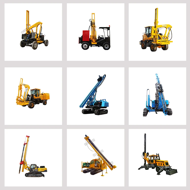 Factory price Long Auger Drill Machine/Wheeled Pile Driver/water well auger drill