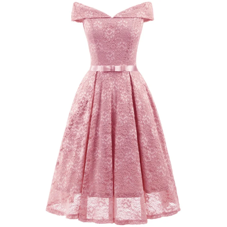 

c10358a elegant lace woman prom evening dress bridesmaid dress