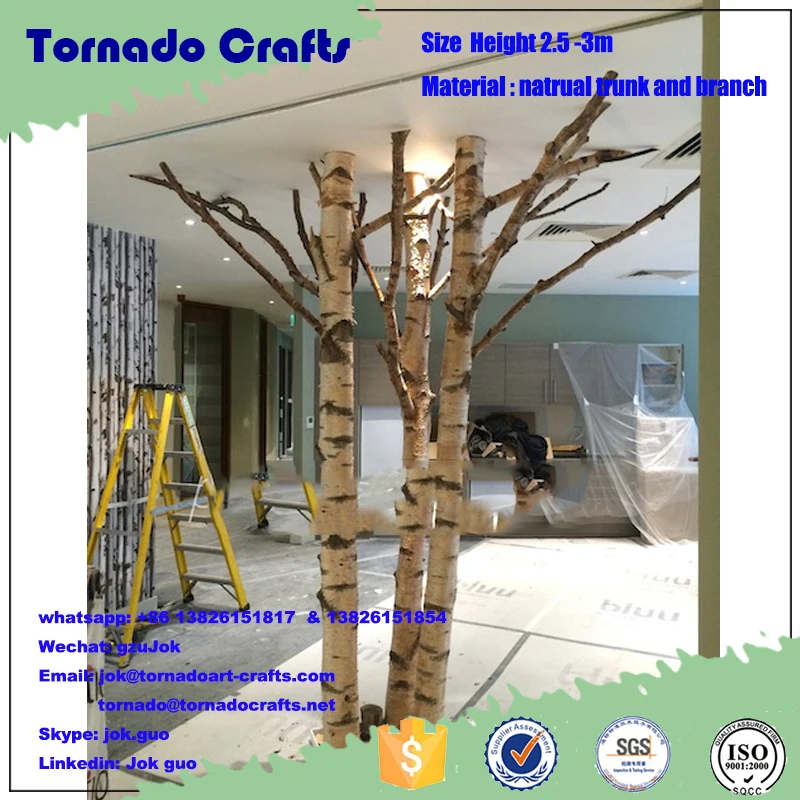 Ornamental Decorative Artificial Bare Trees Using Silver Birch Branches And Trunks Buy
