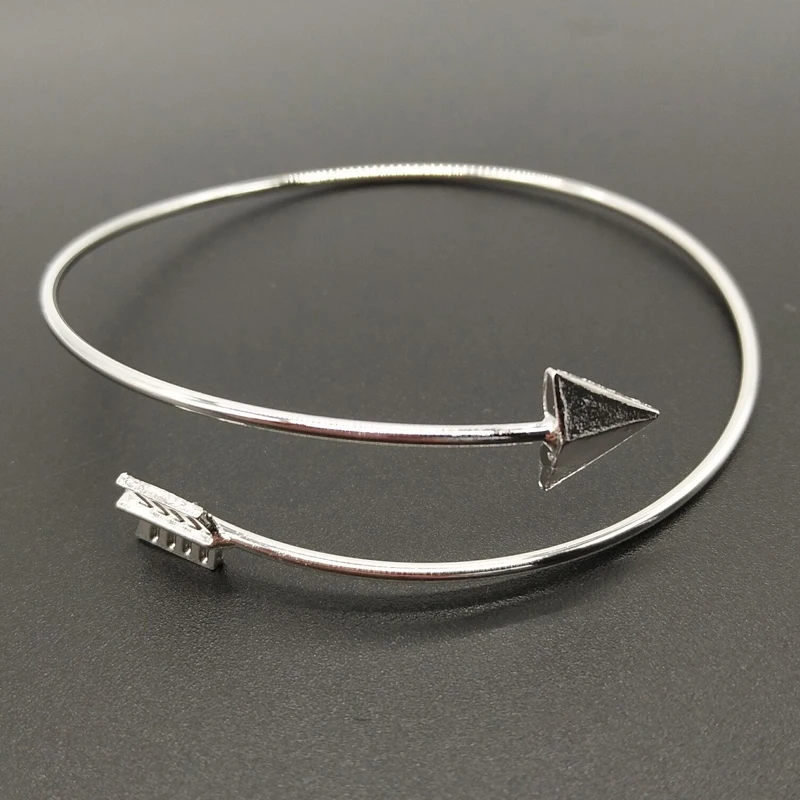 

China suppliers metal arrow shape cuff bracelet for men or women free shipping, As shown in picture