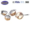 Stainless Steel Kitchen Cookware Triple-ply Copper Hammered Pot