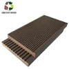 Good quality solid outdoor composite decking fireproof wpc planks