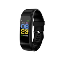 

Outdoors Fitness Equipment id115 Plus Fitness Tracker Real-time Heart Rate Monitor Color screen Smart Band 3D Pedometer yoho APP
