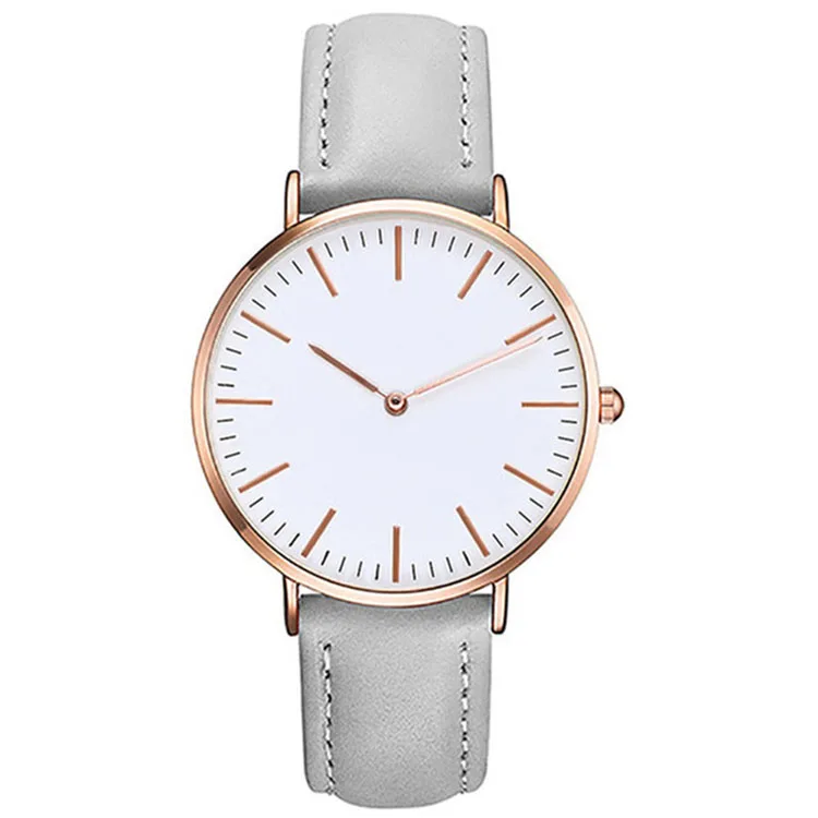 

2021 New Fashion Leather Women Watches Quartz Wrist Watches