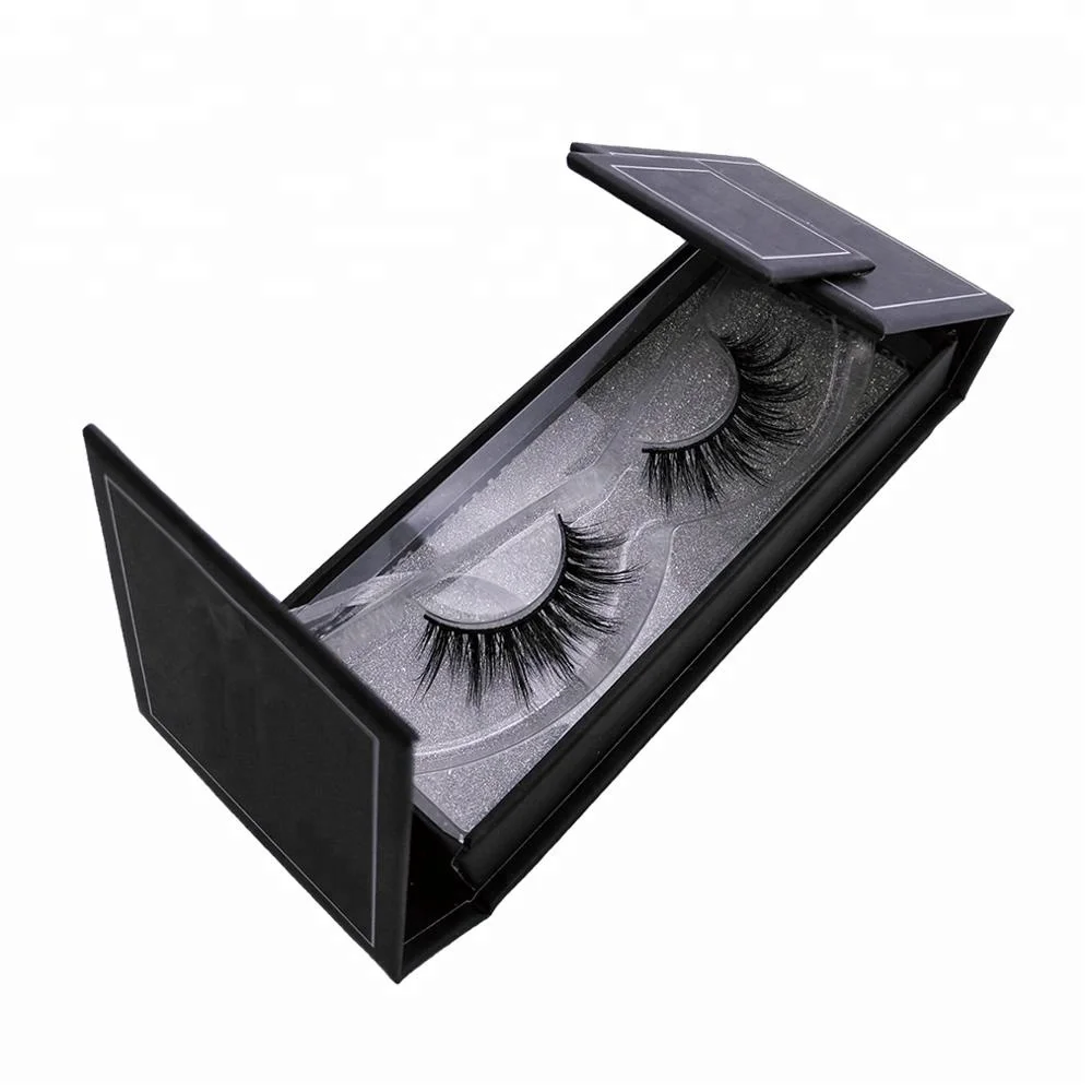 

private label custom lashes packaging 3d mink false lashes cruelty free, Natural black