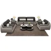 5% discount luxury cheap leather latest U-shaped design sofa set