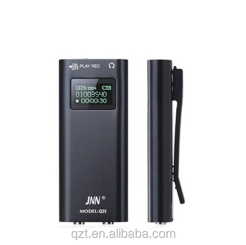 

Q25 Mini voice recorder with 8GB memory included as a mini MP3 player spy voice recorder