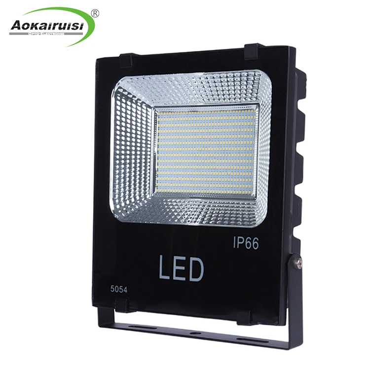 Black led floodlight 100w led flood light super bright waterproof outdoor led light with photocell