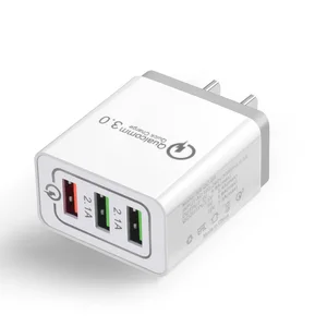 3 Port USB Wall Charger Samsung Phones