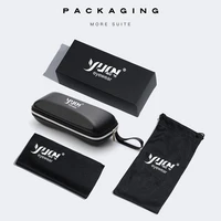 

Professional custom logo packaging including paper box zipper case soft microfiber pouch and cleaning cloth printing for glasses