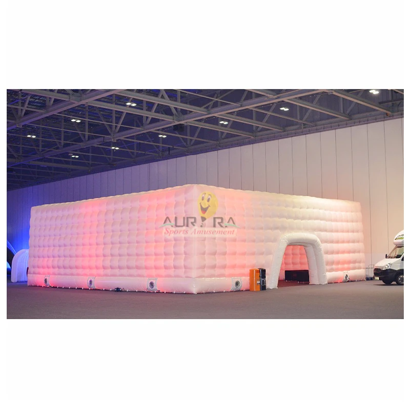 

large LED inflatable cube photo booth tent enclosure for sale, Customized