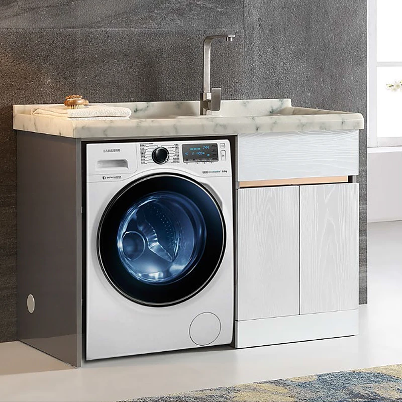 modern bathroom furniture washing machine storage vanity cabinet