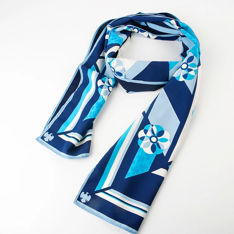 Custom designs digital printing custom print silk scarf