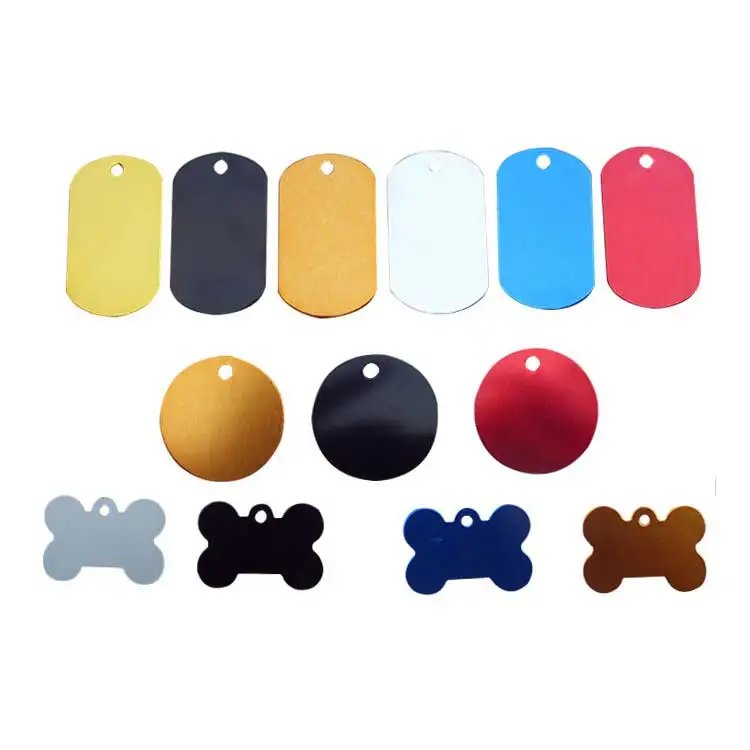 Colorful Aluminum Stainless Steel Metal Pet Tag Dog Tag Buy Custom