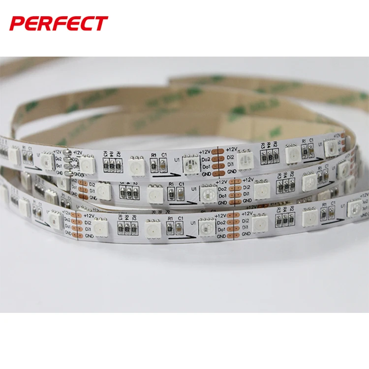 High Quality 5V 12V 24V WS2813 WS2815 Addressable 5050 Digital Single Color/ RGB LED Strip