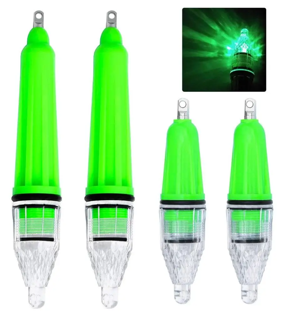 

Fishing Light Green LED Underwater Super Waterproof Night Fishing Light Lure for Attracting Bait and Fish Deep Drop Underwater