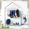 Handmade Wood MINI Kids Clothes Hangers Display Stand,Baby Functional Clothing Stand Rack Wholesale,Kids Modeling Clothes Shelf